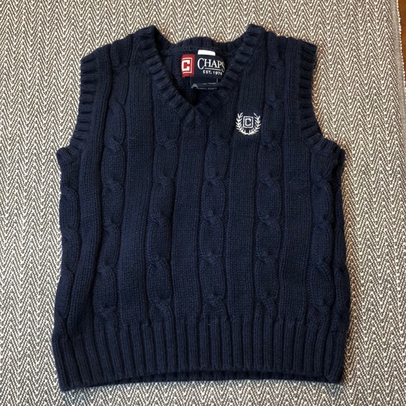 Chaps Other - Chaps navy blue sweater vest size 18 months